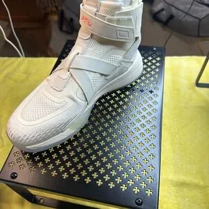 APL | Shoes | 19 Apl Cream Sneakers With Modern Strap Design 